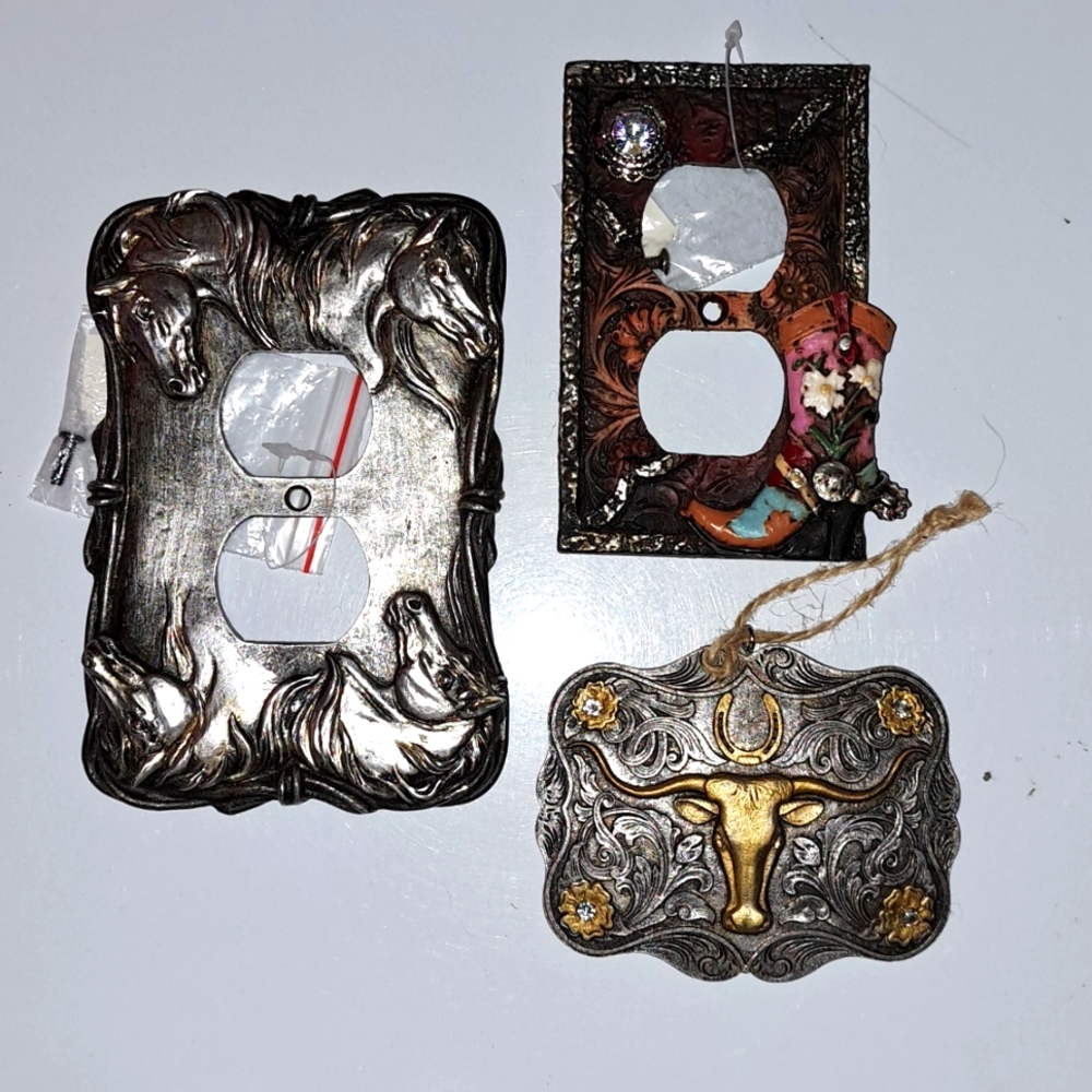 NEW Western Horse Cowgirl Lightswitch Covers